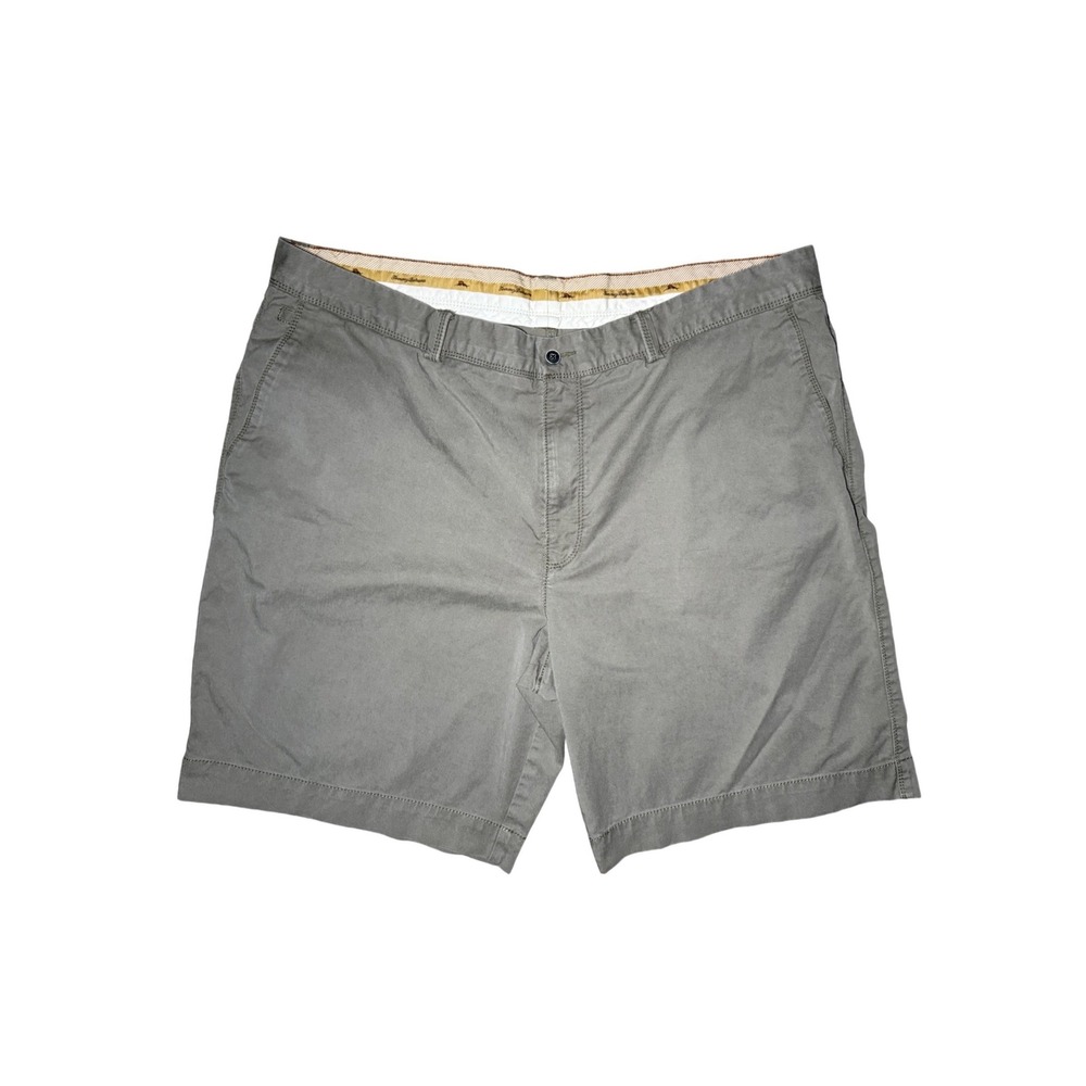 Tommy Bahama Chino Shorts Men Size 42 Olive Green Boracay Cotton Tencel Stretch